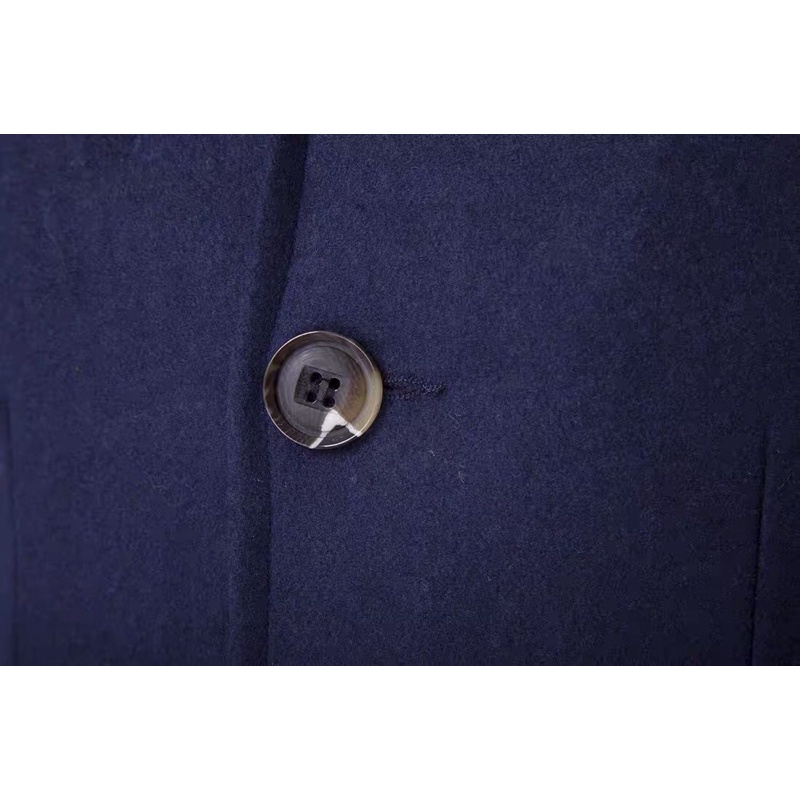 Jaket Jas Blazer Pria Bahan Wool Coat Panjang Pria