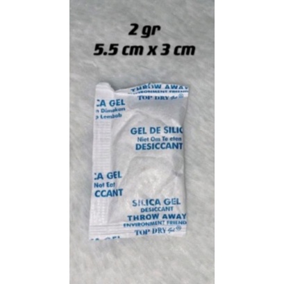 SILICA GEL ALAMI NATURAL per 1 pcs (2 gr)