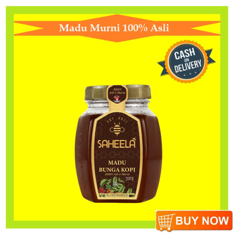 

Madu Asli 500 Gram - DINKES P-IRT N0. 1093318129172018-2023 - Madu Bunga Kopi - Madu Saheela