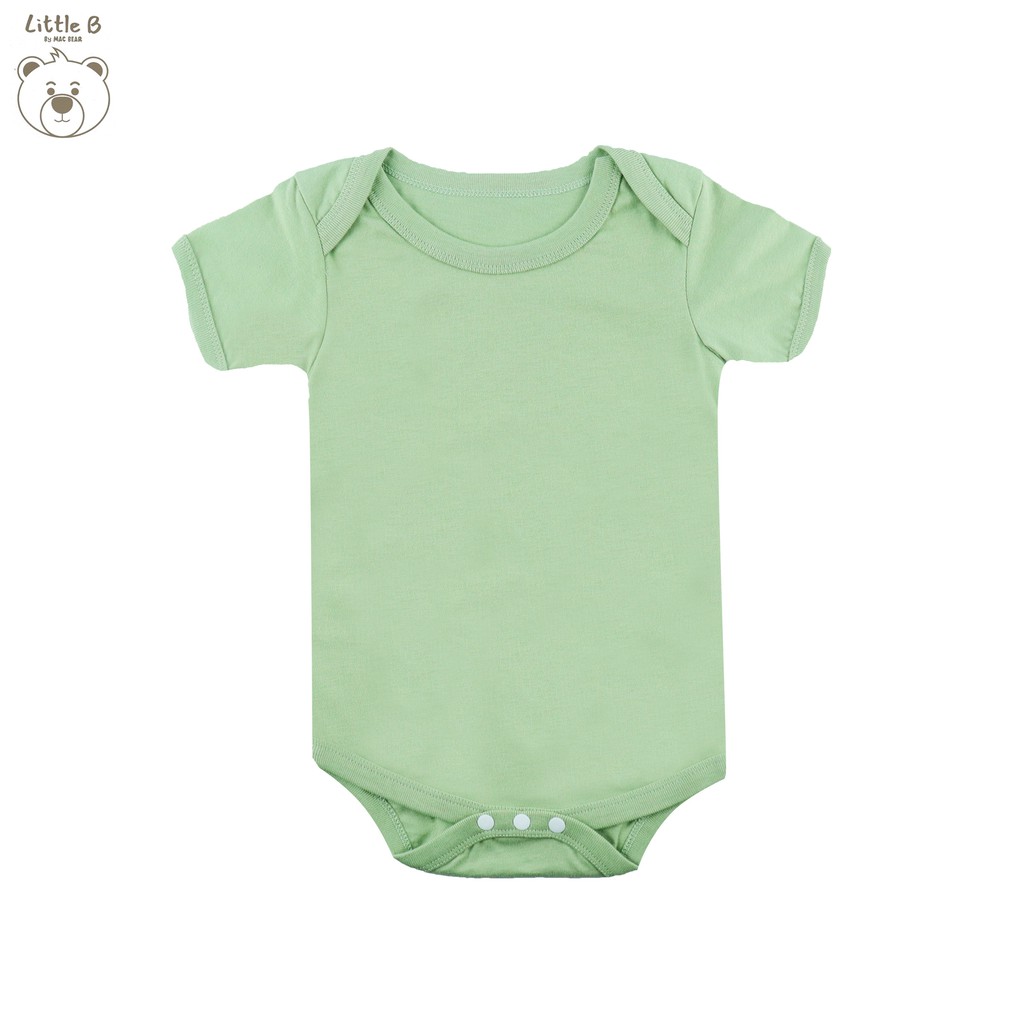 Little B By MacBear Jumper Bayi Unisex Basic Collection Little Aldo Newborn - 12 bulan-Light Green