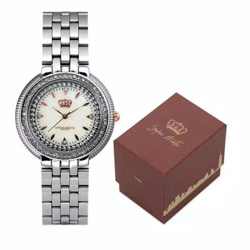 JAM TANGAN WANITA  SAS Sophie Paris Sophie Martin JEOVANNA SILVER