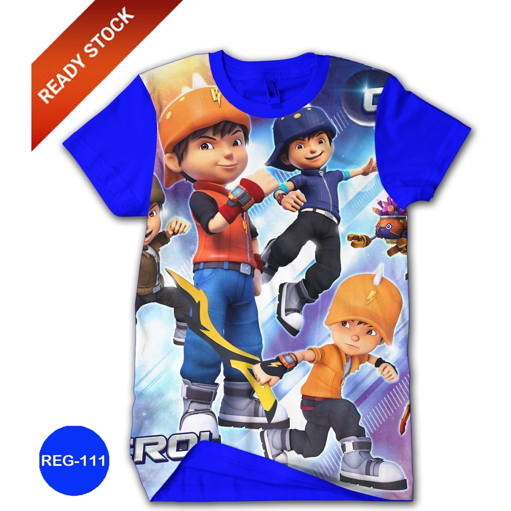 Kaos BOBOIBOY Anak-Dewasa 3D Karakter BOBOIBOY REG-111