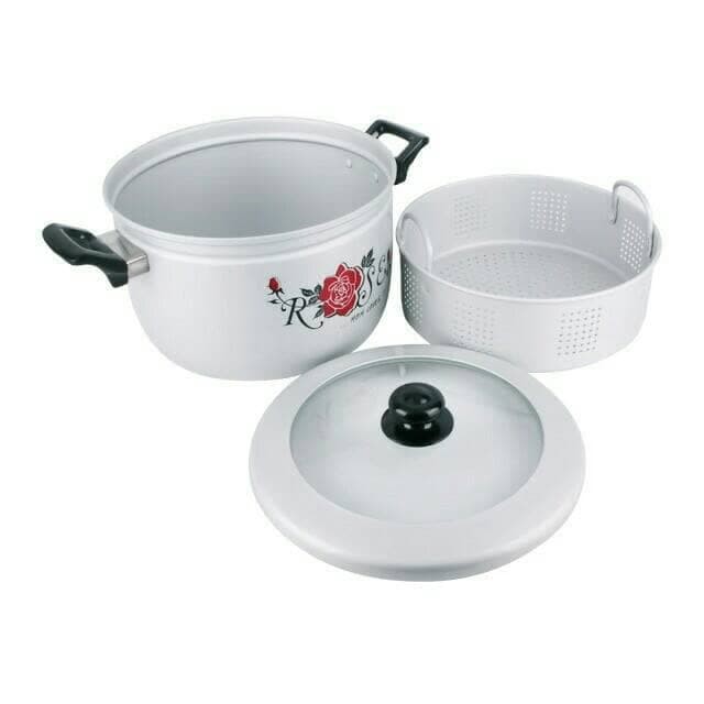 Steamer Kukusan Panci Serbaguna Enamel Chefina Beauty In The Kitc FI908 Panci Serba Guna (Steamer)