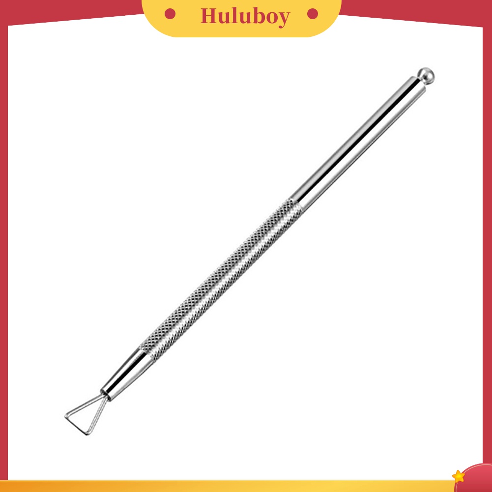 Huluboy Huluboy♡ Alat Pembersih Kutek UV Gel Bahan Stainless Steel Untuk Manicure