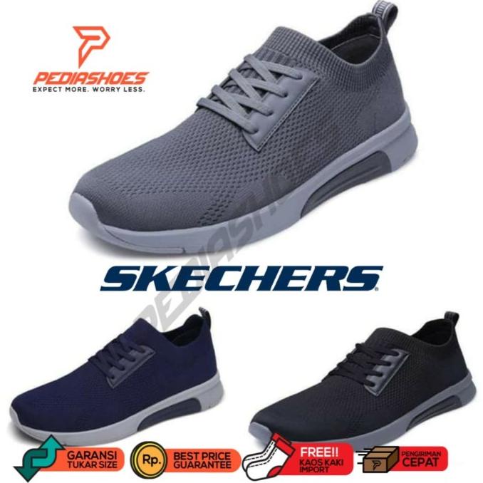 Sepatu Sneaker Pria Skechers Skecher Mark Nason Jogger Man Original