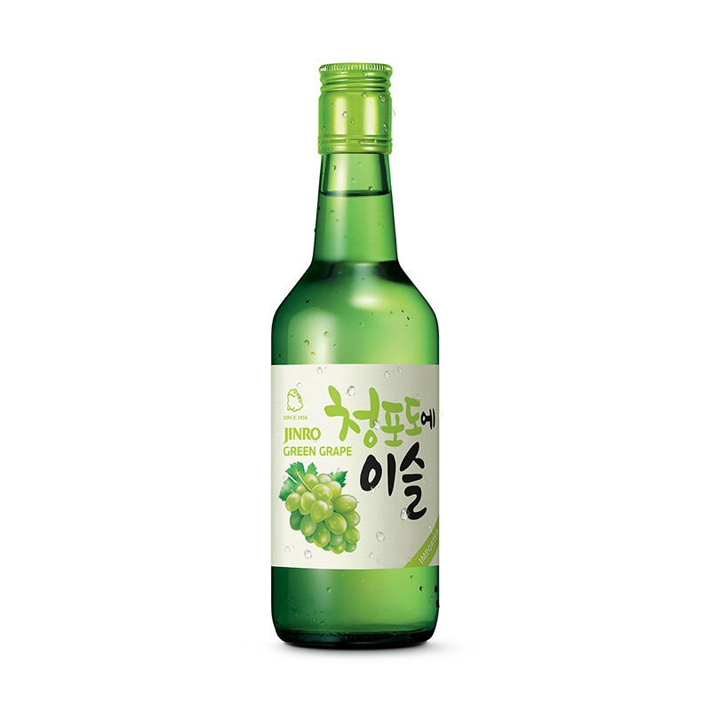 SOJU JINRO CHAMISUL GREEN GRAPE KOREA