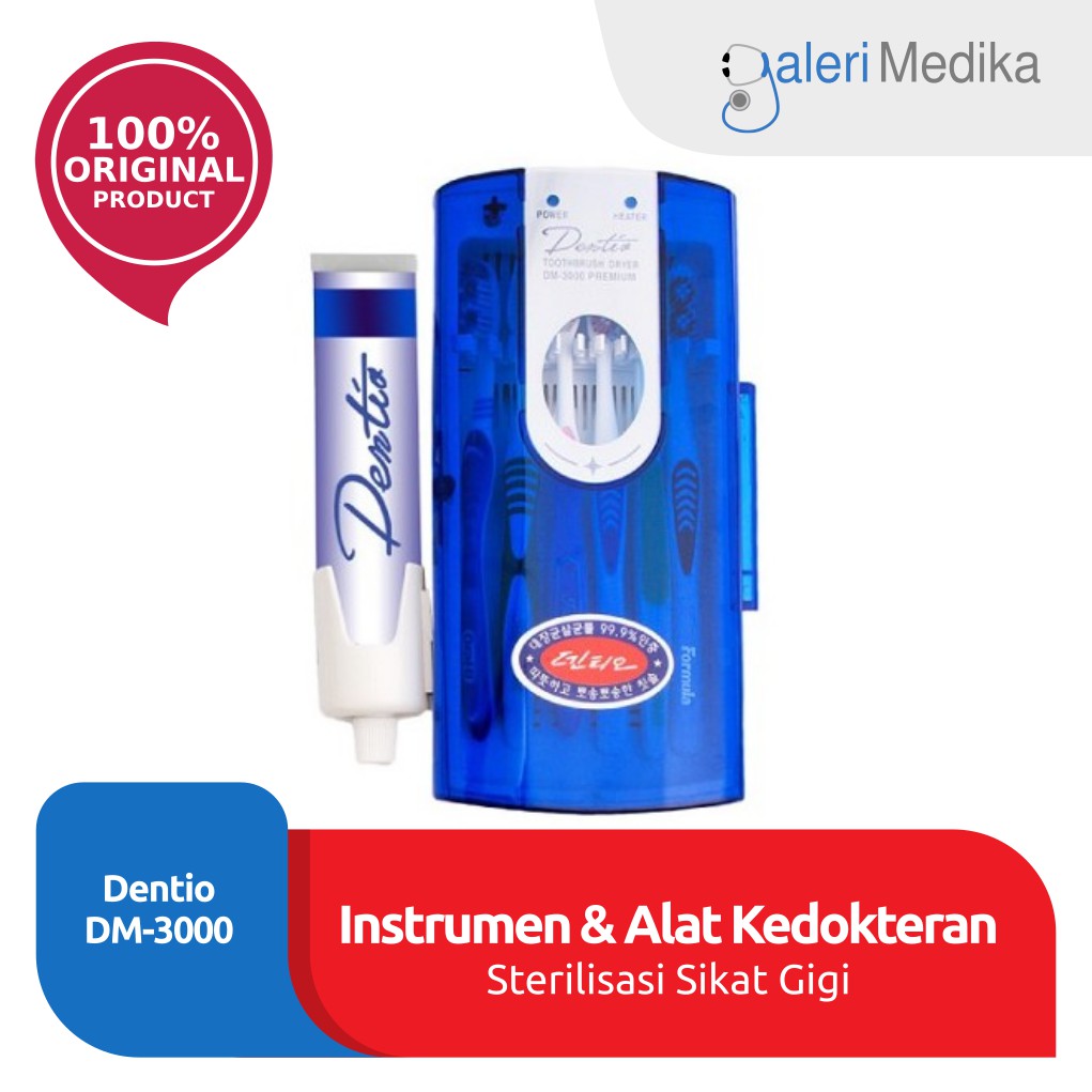 Dentio DM-3000 - Sterilizer Sikat Gigi / Membunuh Kuman dan Bakteri Pada Sikat Gigi