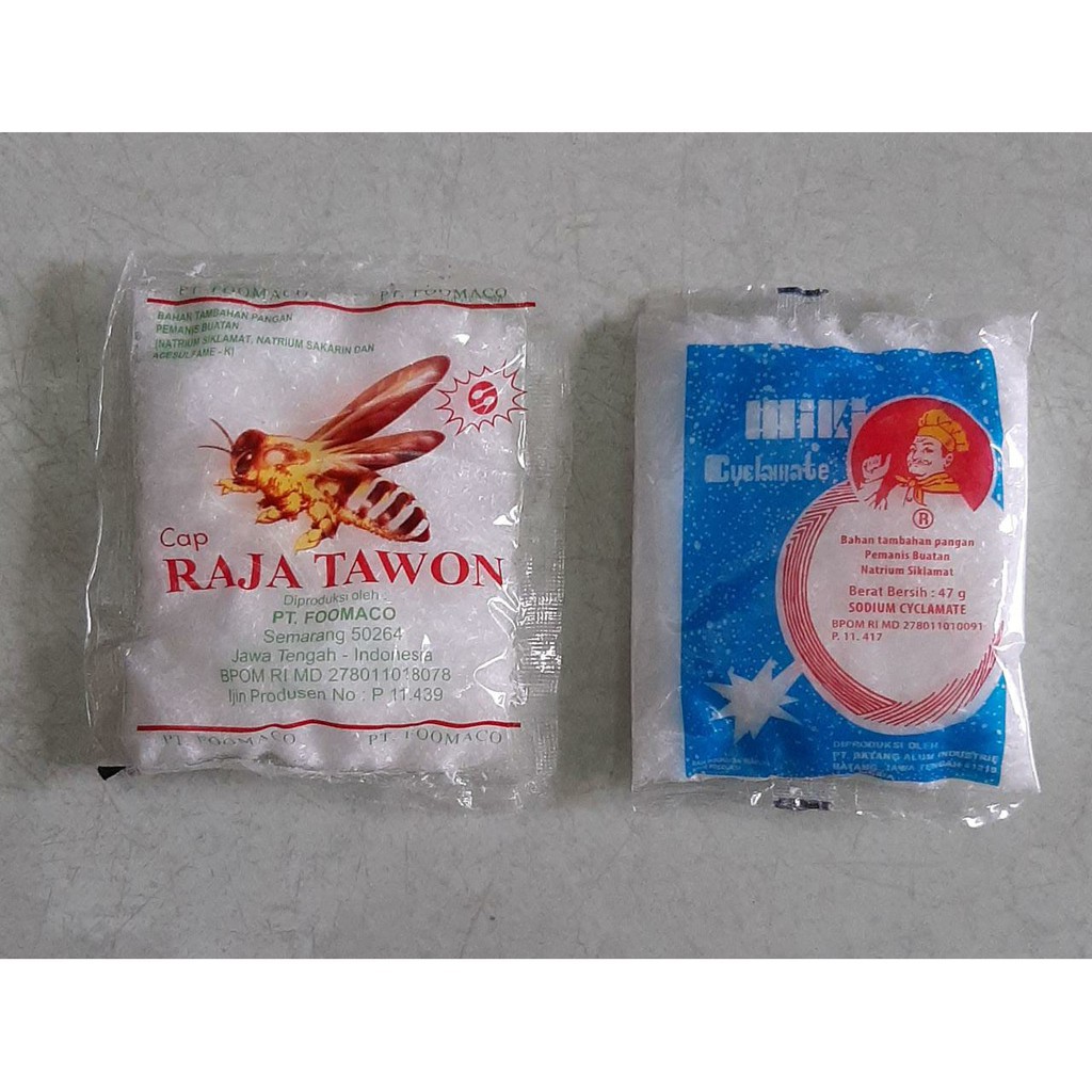 Pemanis Buatan (Miki &amp; Raja Tawon) / Bahan Tambahan Pangan / Pemanis Minuman