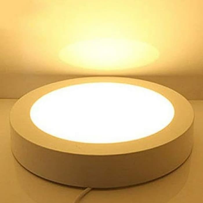 LAMPU DOWNLIGHT LED 12 WATT KUNING OUTBOW LAMPU PANEL LED 12w BULAT OB