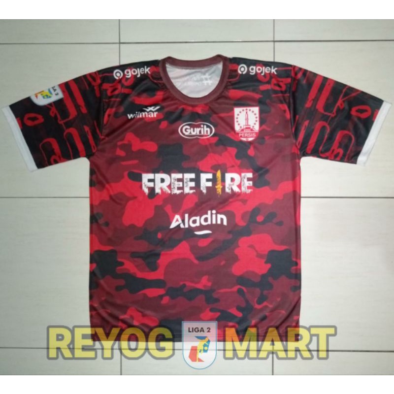 JERSEY PERSIS SOLO HOME 2021 - 2022 LIGA 2 MERAH DORENG PRINTING TERBARU LOKAL