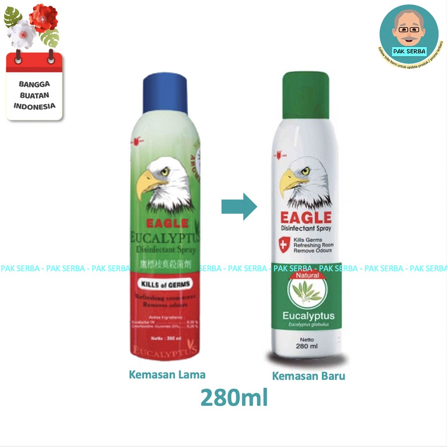 Cap Lang Eagle Eucalyptus Disinfectant Spray 280 ml