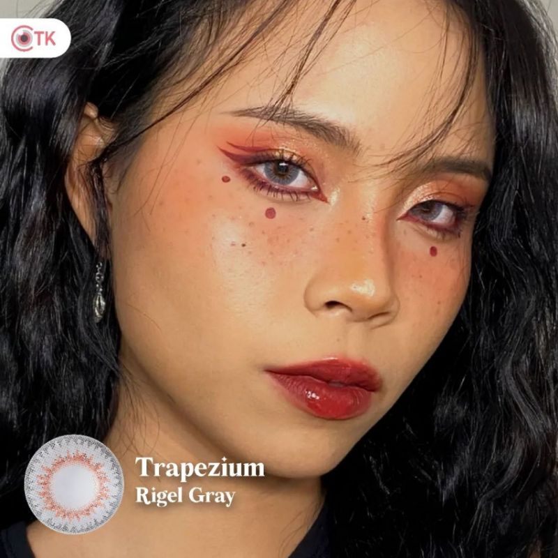 Softlens TRAPEZIUM 14.5 MM RIGEL GREY MINUS -0.50 S.D -6.00 by CTK