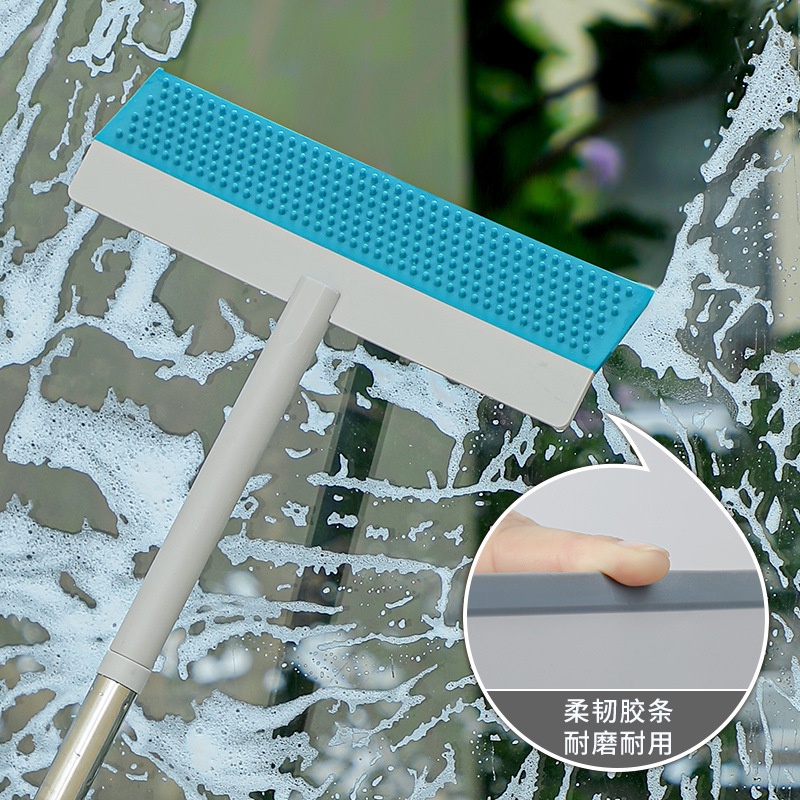 PEMBERSIH KACA TANGKAI PANJANG GOOD QUALITY / WIPER KACA TANGKAI PANJANG / LAP KACA TINGGI