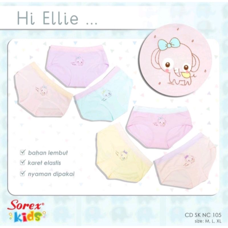 cancut celana dalam anak perempuan sorex