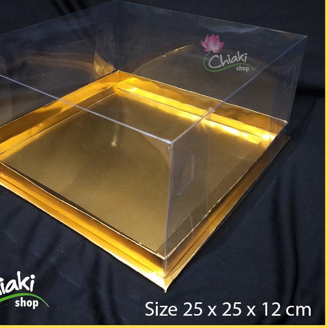 

♤ Box Cupcake isi 9 GOLD 25x25x12 cm Kotak Mika Donat Dus Kue Kardus Emas Muffin Cake Pudding Karton ✳