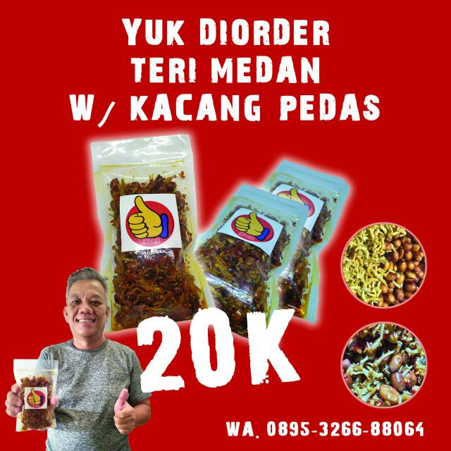 

Teri medan + Kacang