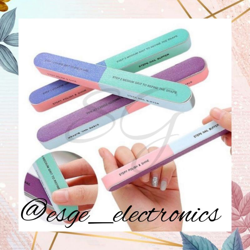 ESGE ALAT KIKIR KUKU PENGKILAP KUKU AJAIB MANICURE PEDICURE NAIL ART BUFFER PENGKILAT PENGKILAP KUKU PENGIKIR KUKU JARI KUKU TANGAN KUKU KAKI NAILART PERAWATAN NAIL POLISH KIKIR KUKU NAIL BUFFER 7 PENGHALUS KUKU BUFFER FLEX ALAT PENGHALUS KUKU BUFFER