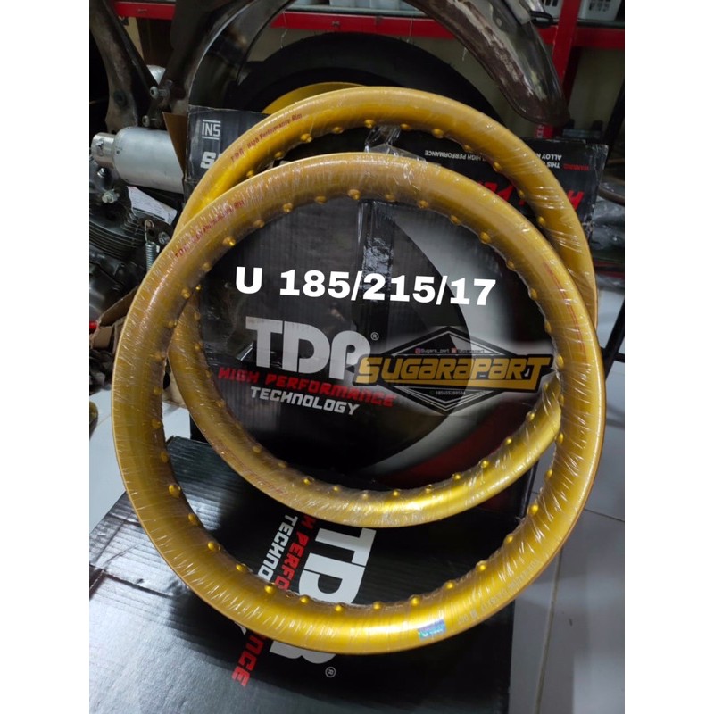 Velg TDR U shape Gold 185 215 - 17