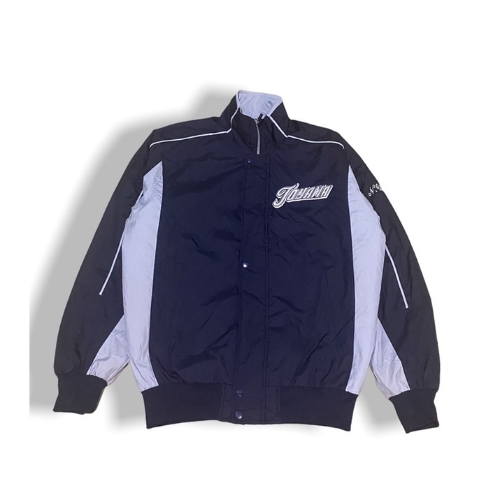 ASICS Baseball Jacket | Thrift Shop Murah