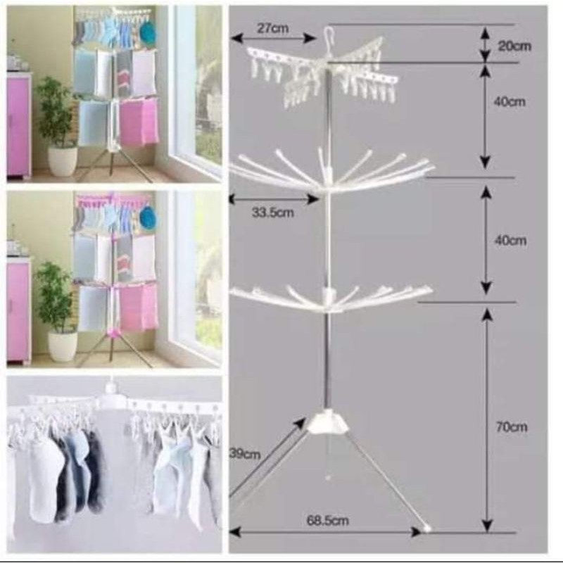 JEMURAN MENARA/JEMURAN BAJU BAYI, HANDUK KECIL/HANGER BAJU