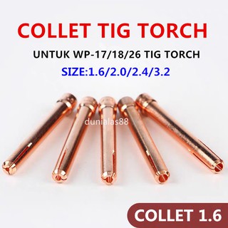 Anncus 10 Pieces Tig Collet Tig Welding Parts for WP-9 WP-20 WP-25 Caliber: 2.0mm 