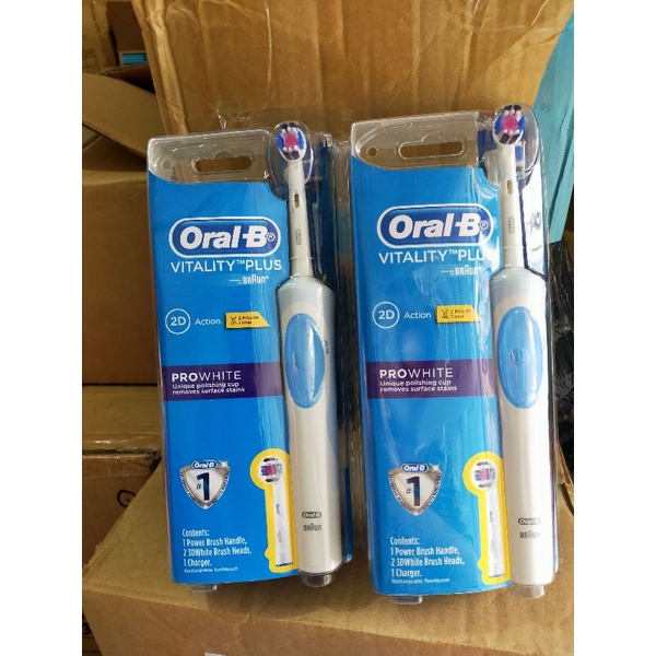 Oral B vitality Prowhite electric, sikat gigi elektrik oral B