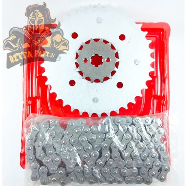 GEAR SET + RANTAI ASLI ORIGINAL HONDA AHM KWW KUALITAS ORIGINAL BLADE NEW BLADE REVO ABS REVO FIT