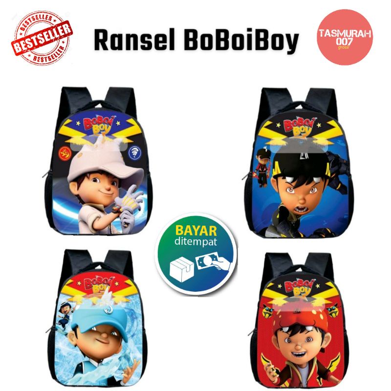 Tas Boboiboy Tas Ransel Sekolah Anak Laki-laki Karakter Boboiboy Tas Sekolah