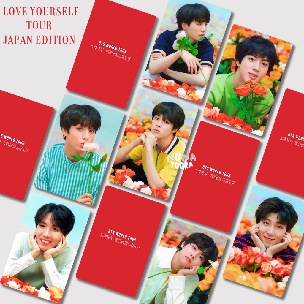 BTS LOVE YOURSELF TOUR JAPAN EDITION PHOTOCARD