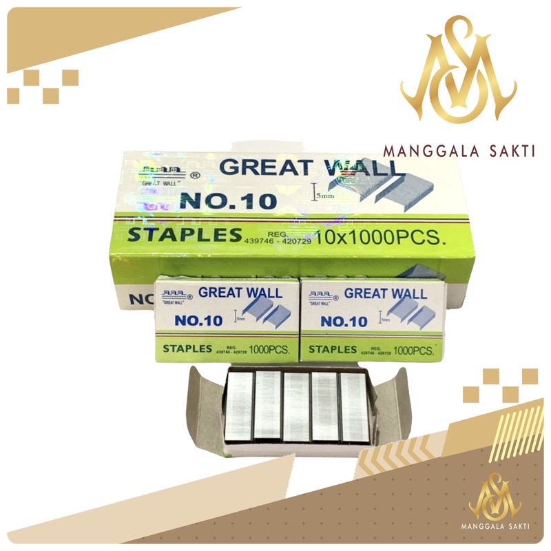 

ISI STAPLES GREAT WALL NO. 10 Murah
