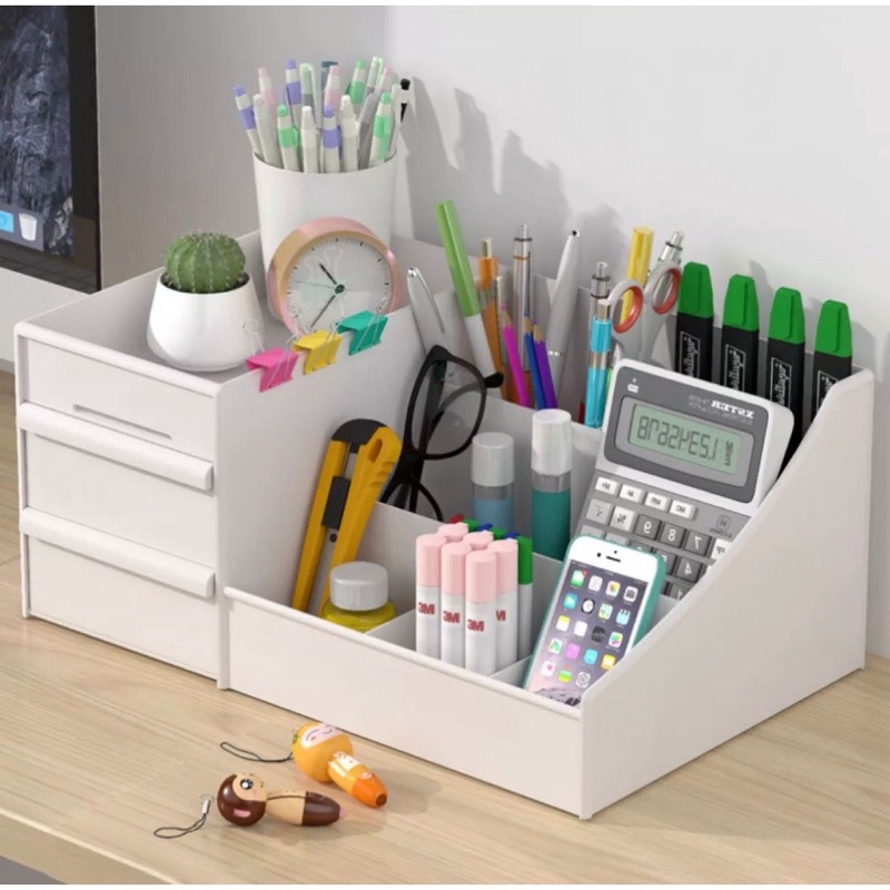 Rak Kosmetik / Cosmetic Storage Drawer / Kotak Penyimpanan Makeup Organizer / Rak Kosmetik/Rak meja Cosmetic kantor /Rak meja belajar / Rak meja tamu/Rak serbaguna