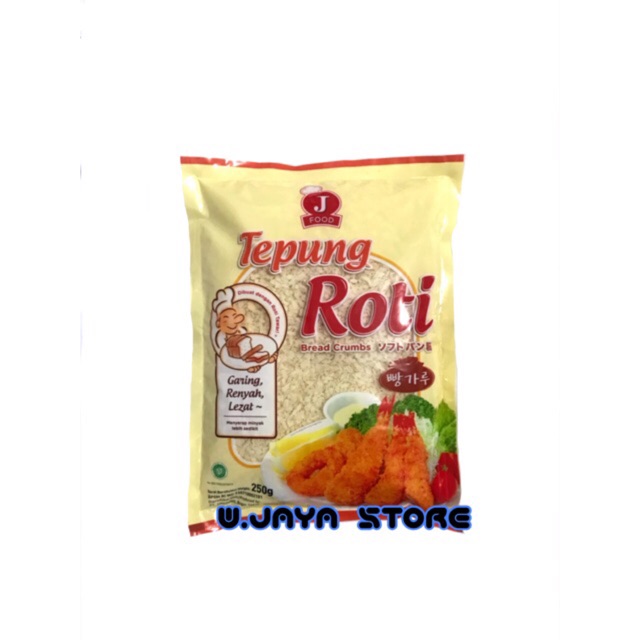 J FOOD TEPUNG ROTI BREAD CRUMBS 250g