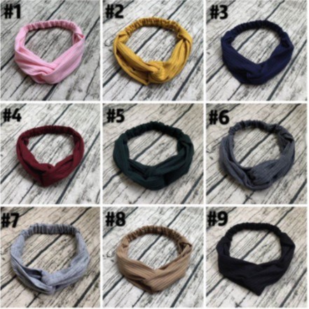 ROWLING (B -6) Bando Polos Salur - Bando Bandana Simpul- Headband - Bando Bandana Untuk Wanita