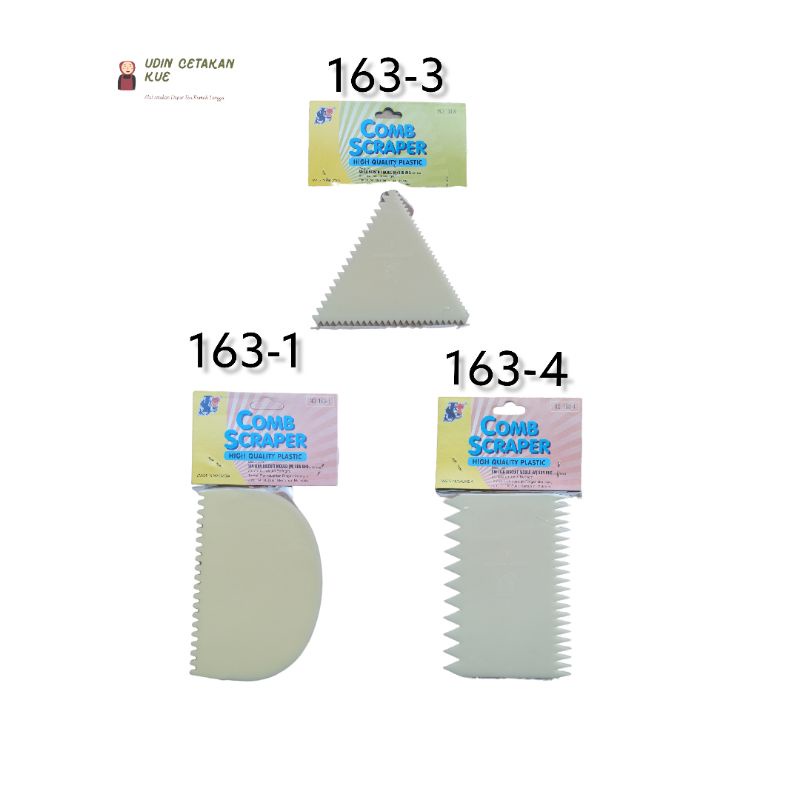 Scraper Kue Plastik Pisau Pemotong Kue Import 163-1