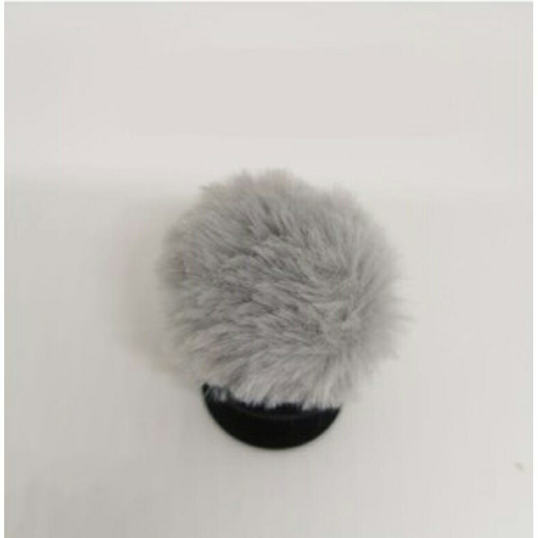 [IMPOR] DOMMO - D6015 Popsocket Bulu / Pompom 3D / Pop Socket Phone Holder Pom Pom Bulu Warna Warni