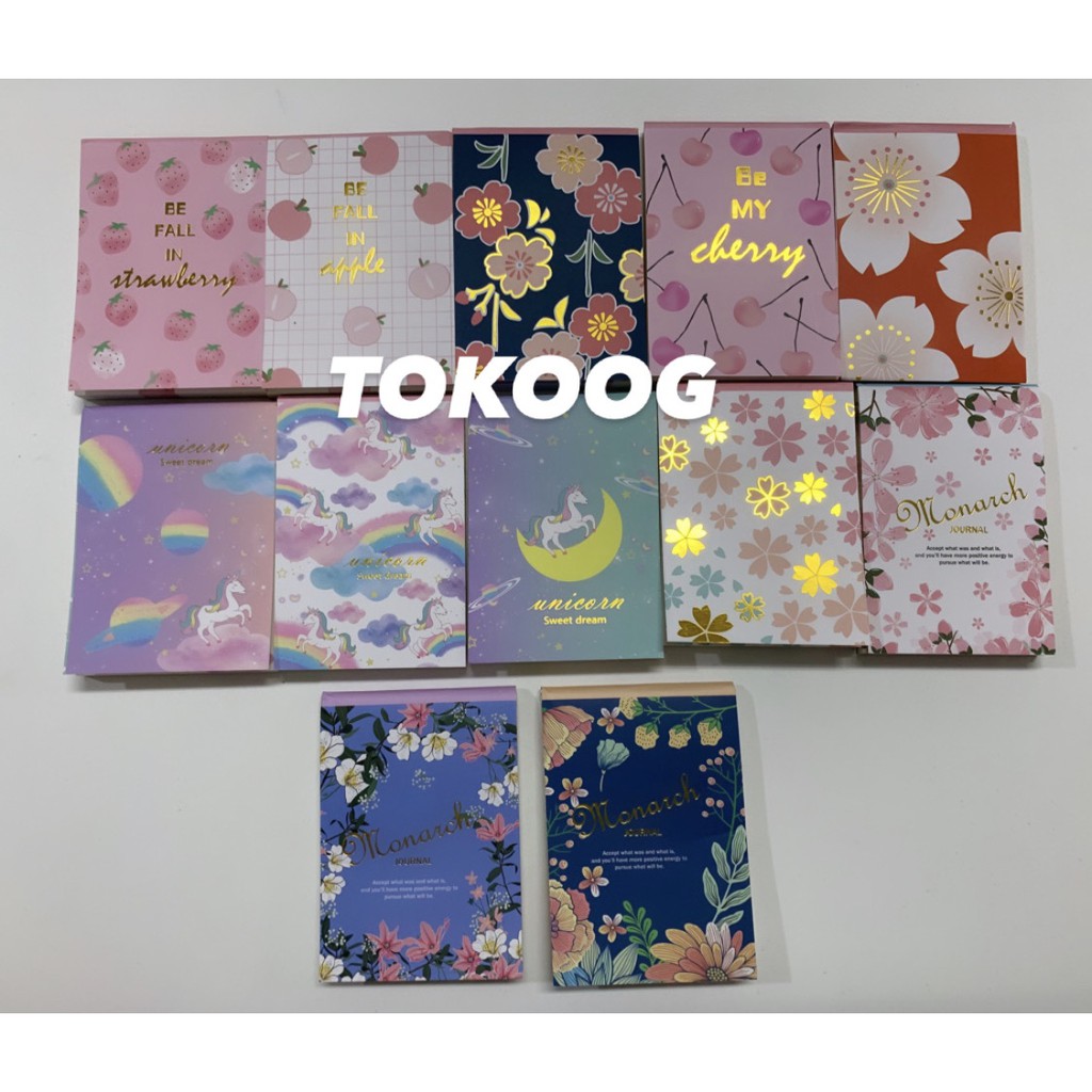 

Memo kecil buku catatan mini kertas lucu