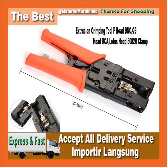 Multifunctional Crimping Tools For RG58 RG59 RG6 F BNC RCA