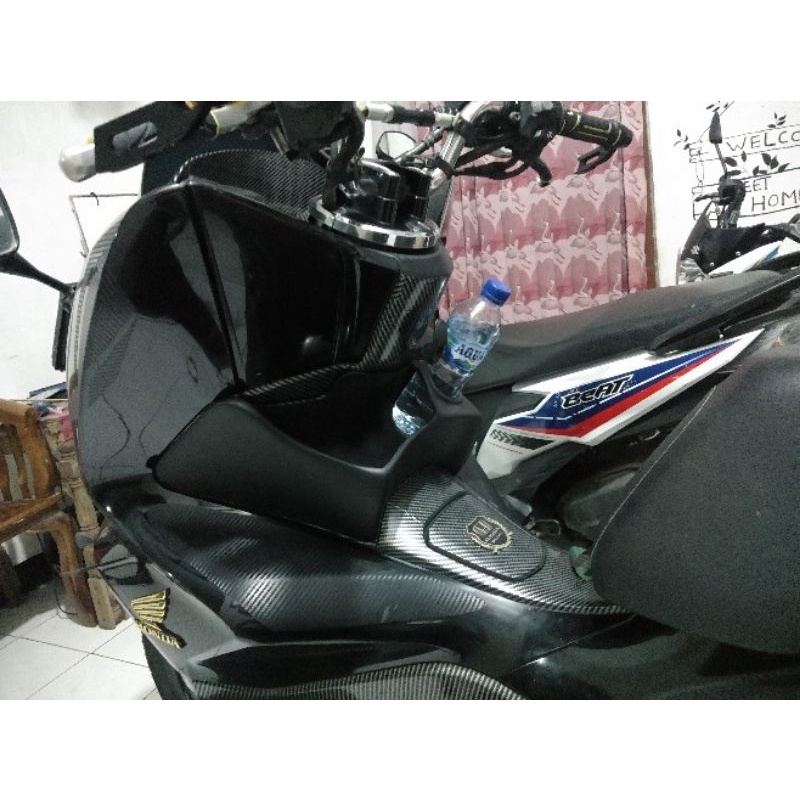 Pcx 150 aksesoris Keranjang Variasi Custom Dashboard Softdrink Modifikasi fiberglass pcx basket