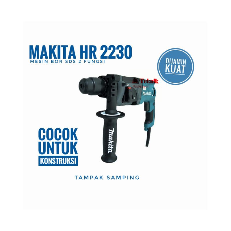 Mesin Bor Sds Plus Makita Hr 2230 Rotary Hammer Drill Bobok Hr2230 Shopee Indonesia