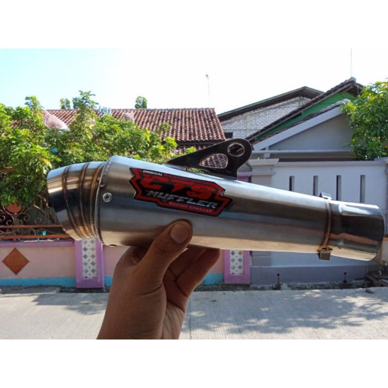 slinver jiksaw knalpot CTS MUFFLER ORIGINAL SARANGAN SETENGAH