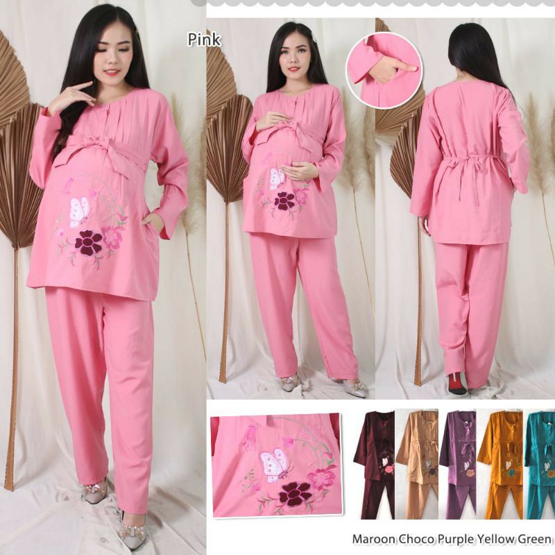 IoriShop/stelan baju hamil/dress hamil/baju hamil/pakaian wanita [COD] /ST12
