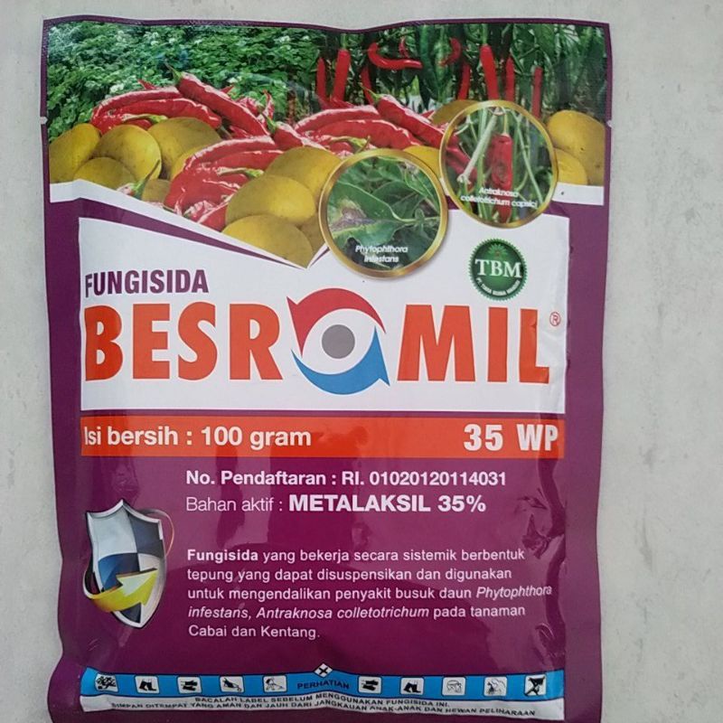 Fungisida BESROMIL 35 WP (100 gr)