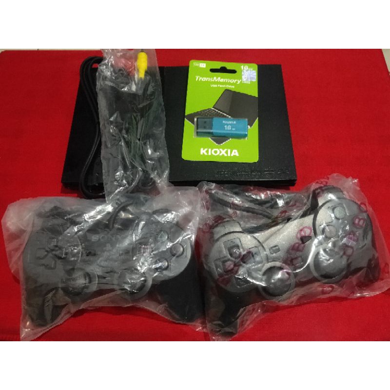 PS 2 SECOND SLIM SERI 9 SUDAH MATRIX FULLSET 32 GB