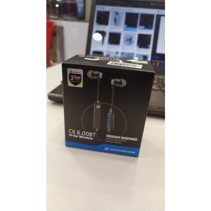 NEW SENNHEISER CX 6.00BT CX6.00BT IN-EAR WIRELESS EARPHONE ORIGINAL