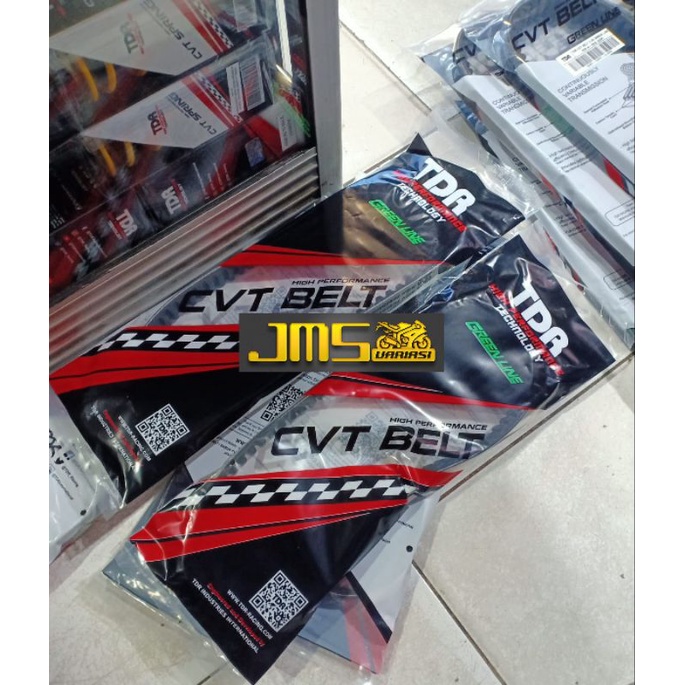 vanbelt V-Belt tdr racing original green line nmax old nmax new aerox xeon Mio karbu soul gt 115/125 beat karbu vario110/125/150 beat esp fi Scoopy fi