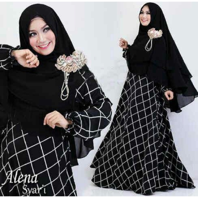 Hijab Alena 2in1 ( Gamis + Pasmina ) Limited Edition