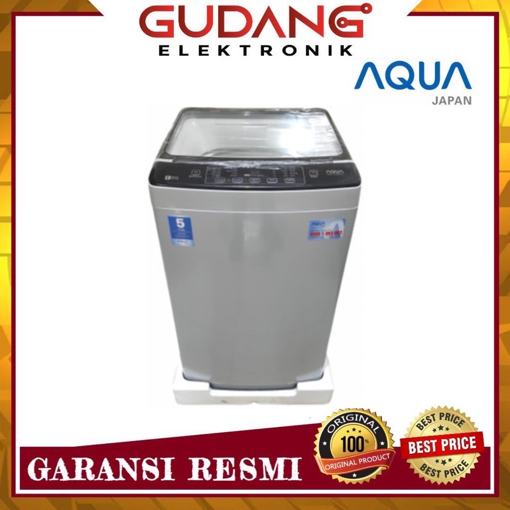 MESIN CUCI 1 TABUNG AQUA AQW-910DD TOP LOAD AQUA AQW 910 DD