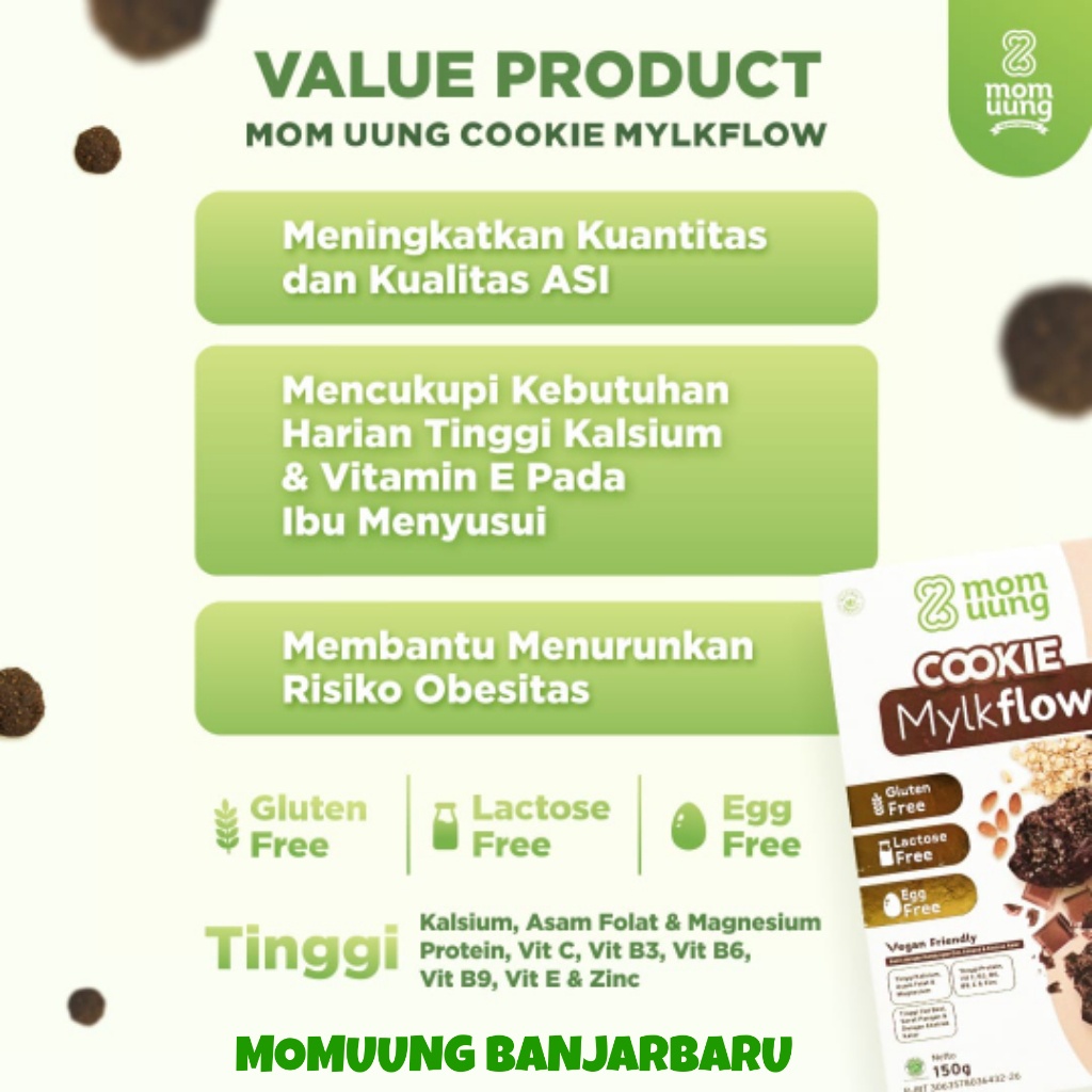 PERFECT COMBO MOMUUNG ASI BOOSTER 60 KAPSUL COOKIE MYLKFLOW MOM UUNG BANJARBARU