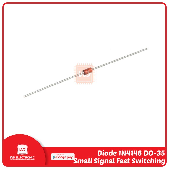 Diode 1N4148 DO-35 Small Signal Fast Switching Diode