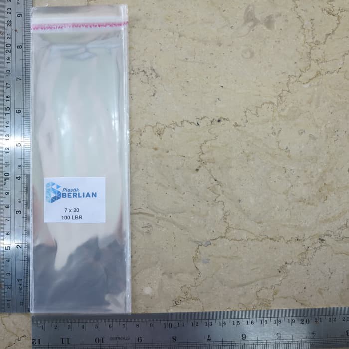 

Stok Ready Plastik OPP 7X20CM KW2 100LBR Lem atau Seal Limited